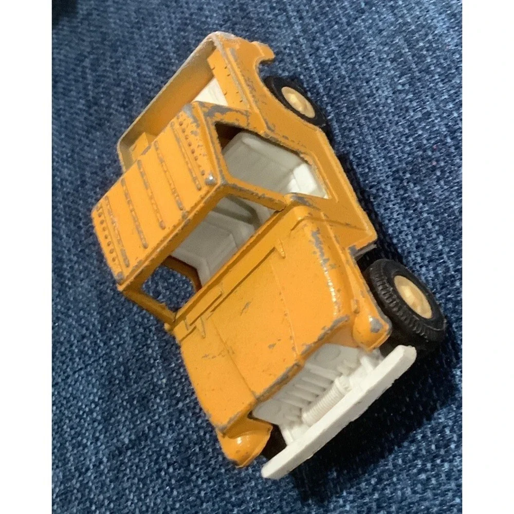 Vintage Mustard Yellow Tootsie Jeep Toy Truck